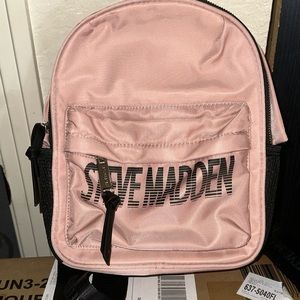 Small pink Steve Madden backpack